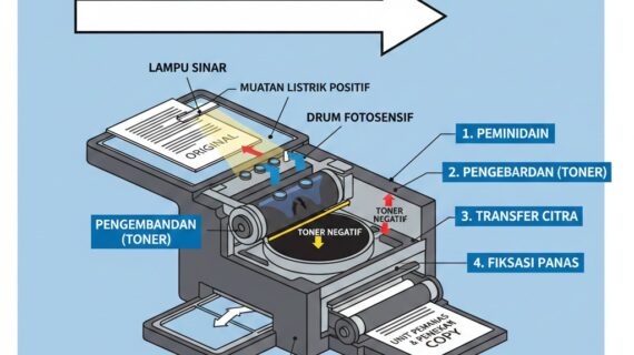 Cara Kerja Mesin Fotocopy