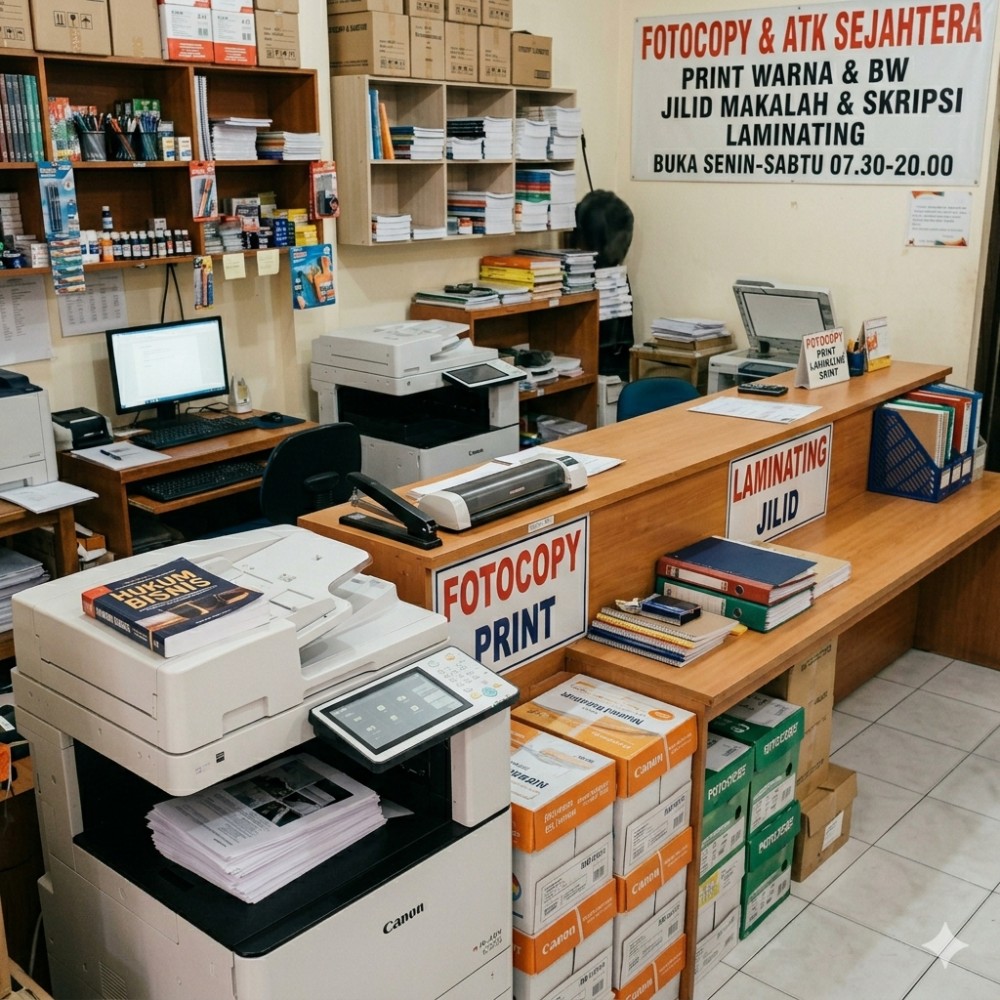 Target Pasar Usaha Fotocopy