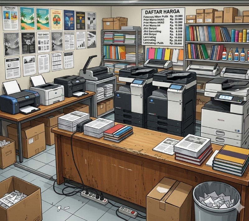 Usaha Fotocopy Butuh Modal Berapa