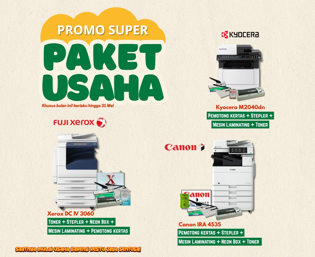 Promo Super Paket Usaha Fotocopy